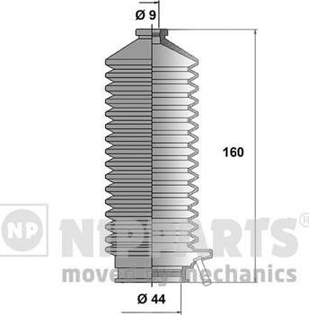 Nipparts J2842007 - Kit soffietto, Sterzo autozon.pro