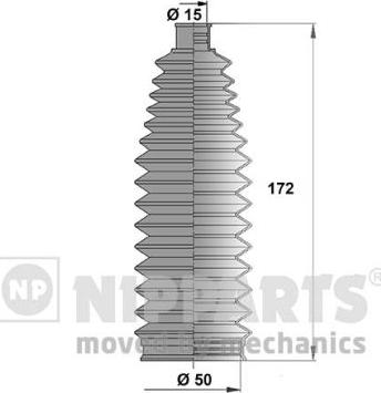 Nipparts J2842023 - Kit soffietto, Sterzo autozon.pro