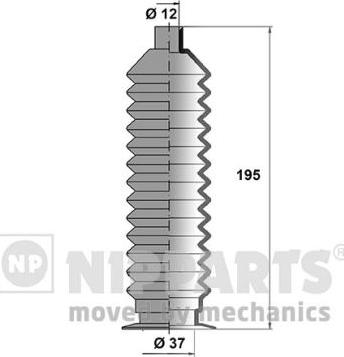 Nipparts J2847003 - Kit soffietto, Sterzo autozon.pro