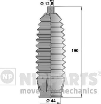 Nipparts J2854005 - Kit soffietto, Sterzo autozon.pro