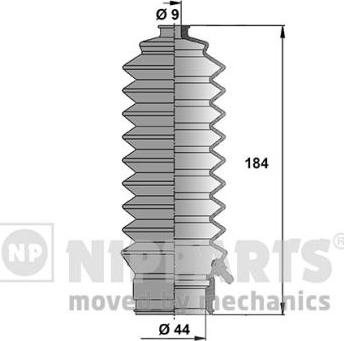 Nipparts J2854000 - Kit soffietto, Sterzo autozon.pro