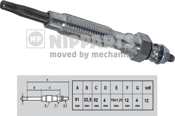 Nipparts N5710509 - Candeletta autozon.pro