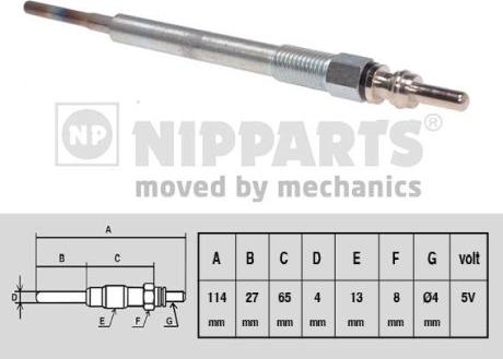 Nipparts N5713015 - Candeletta autozon.pro