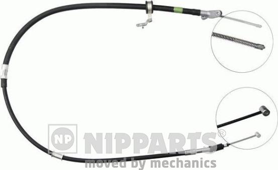 Nipparts N3922061 - Cavo comando, Freno stazionamento autozon.pro