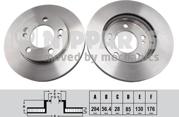 Nipparts N3300410 - Discofreno autozon.pro