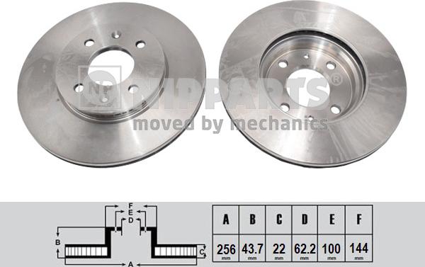 Nipparts N3300553 - Discofreno autozon.pro