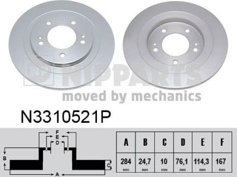 Nipparts N3310521P - Discofreno autozon.pro