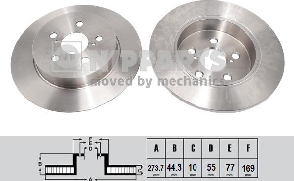 Nipparts N3312057 - Discofreno autozon.pro