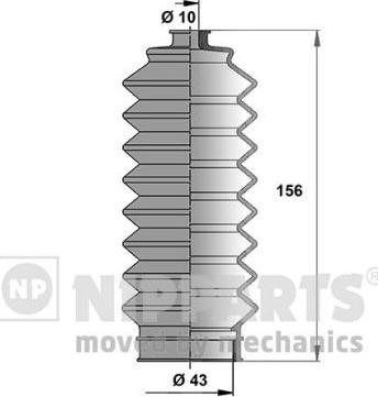 Nipparts N2844012 - Kit soffietto, Sterzo autozon.pro