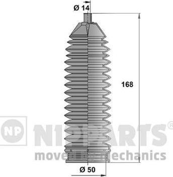 Nipparts N2841026 - Kit soffietto, Sterzo autozon.pro