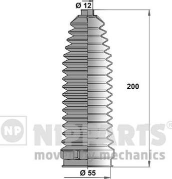 Nipparts N2843019 - Kit soffietto, Sterzo autozon.pro