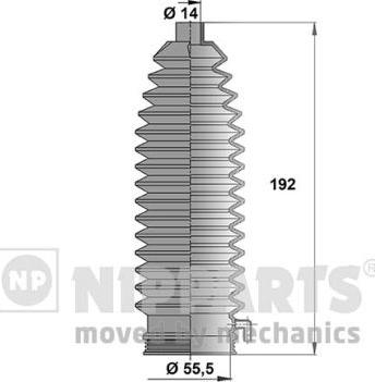 Nipparts N2843017 - Kit soffietto, Sterzo autozon.pro