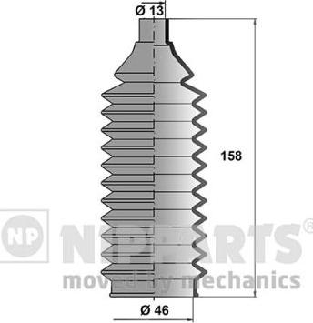 Nipparts N2842037 - Kit soffietto, Sterzo autozon.pro