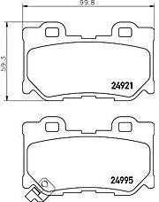 NISSAN D4060JL00J - Kit pastiglie freno, Freno a disco autozon.pro