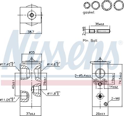 Nissens 999456 - Valvola ad espansione, Climatizzatore autozon.pro