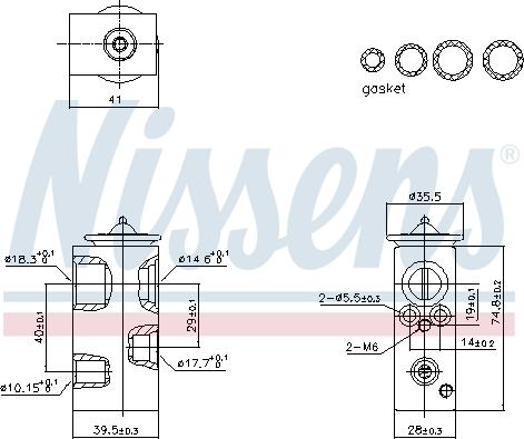 Nissens 999450 - Valvola ad espansione, Climatizzatore autozon.pro