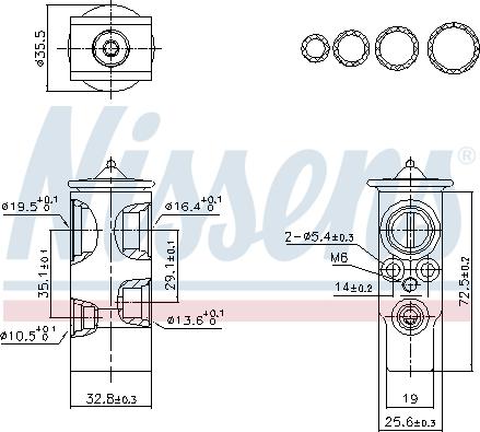 Nissens 999451 - Valvola ad espansione, Climatizzatore autozon.pro