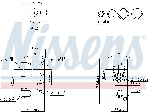 Nissens 999426 - Valvola ad espansione, Climatizzatore autozon.pro