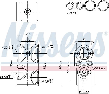 Nissens 999421 - Valvola ad espansione, Climatizzatore autozon.pro