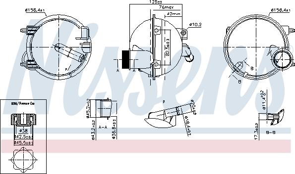 Nissens 996148 - Serbatoio compensazione, Refrigerante autozon.pro