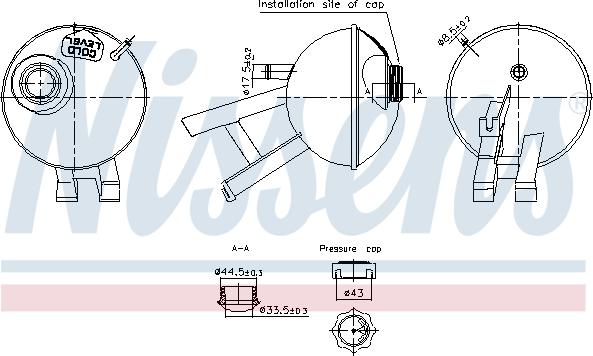 Nissens 996348 - Serbatoio compensazione, Refrigerante autozon.pro