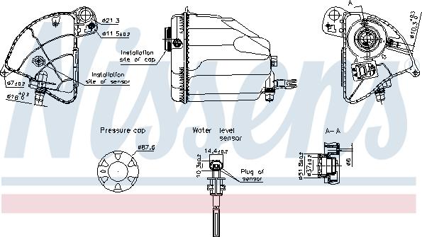 Nissens 996358 - Serbatoio compensazione, Refrigerante autozon.pro