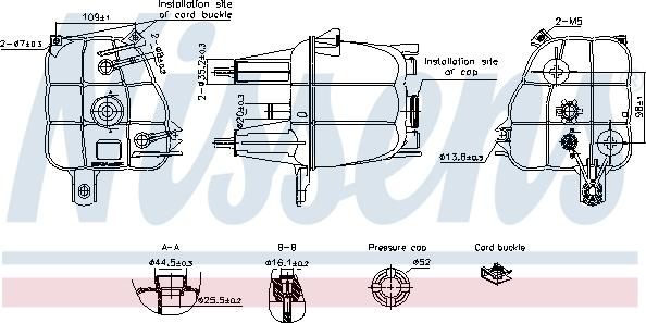 Nissens 996307 - Serbatoio compensazione, Refrigerante autozon.pro