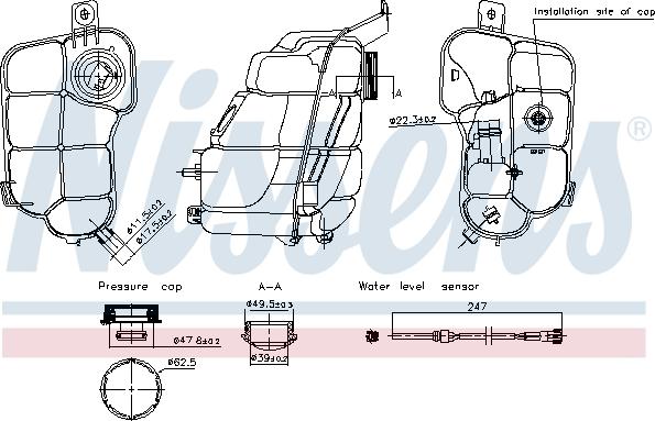 Nissens 996318 - Serbatoio compensazione, Refrigerante autozon.pro