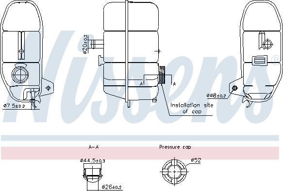 Nissens 996332 - Serbatoio compensazione, Refrigerante autozon.pro