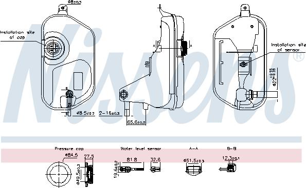 Nissens 996327 - Serbatoio compensazione, Refrigerante autozon.pro