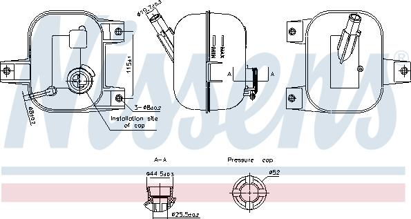 Nissens 996246 - Serbatoio compensazione, Refrigerante autozon.pro