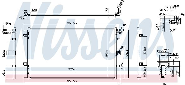 Nissens 940902 - Condensatore, Climatizzatore autozon.pro