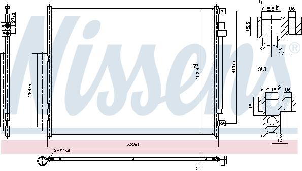 Nissens 940972 - Condensatore, Climatizzatore autozon.pro