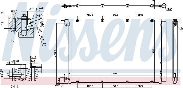 Nissens 940432 - Condensatore, Climatizzatore autozon.pro