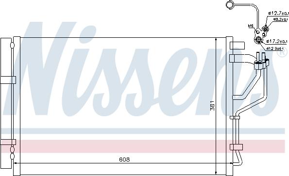 Nissens  940268 - Condensatore, Climatizzatore autozon.pro