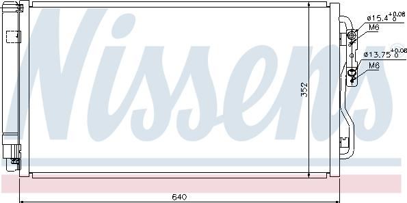 Nissens 940236 - Condensatore, Climatizzatore autozon.pro