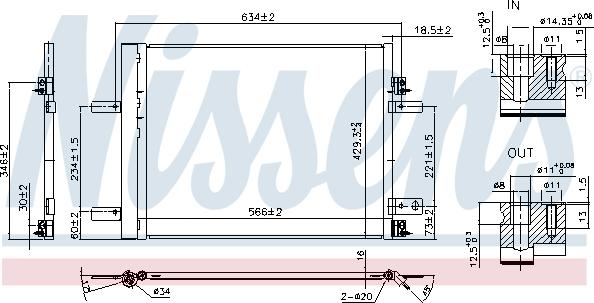 Nissens 941042 - Condensatore, Climatizzatore autozon.pro