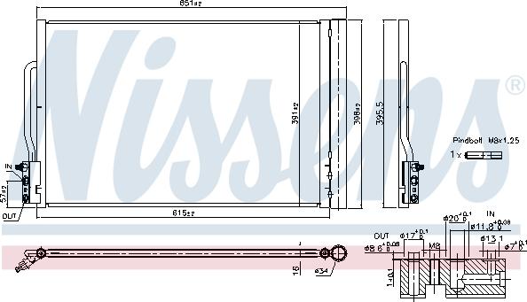 Nissens 941088 - Condensatore, Climatizzatore autozon.pro