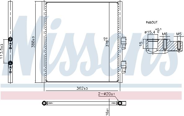 Nissens 941308 - Condensatore, Climatizzatore autozon.pro