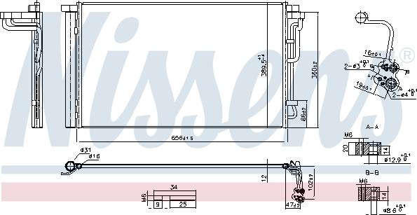 Nissens 941262 - Condensatore, Climatizzatore autozon.pro