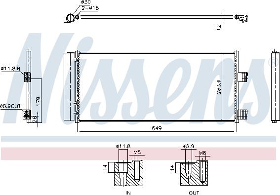 Nissens 941237 - Condensatore, Climatizzatore autozon.pro