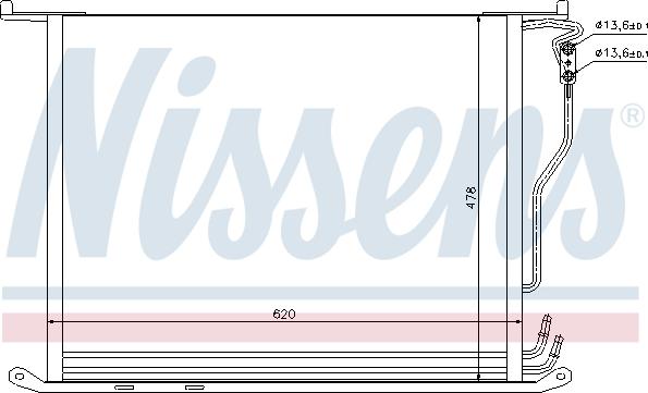 Nissens 94380 - Condensatore, Climatizzatore autozon.pro