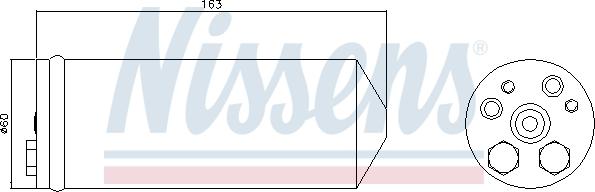 Nissens 95430 - Essiccatore, Climatizzatore autozon.pro