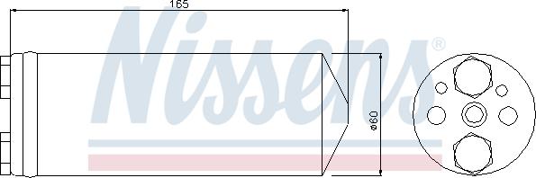 Nissens 95425 - Essiccatore, Climatizzatore autozon.pro