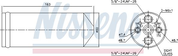 Nissens 95523 - Essiccatore, Climatizzatore autozon.pro