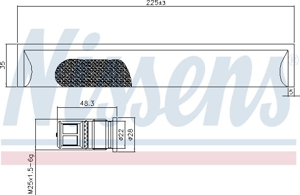 Nissens 95576 - Essiccatore, Climatizzatore autozon.pro