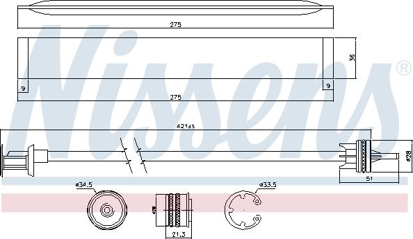 Nissens 95577 - Essiccatore, Climatizzatore autozon.pro