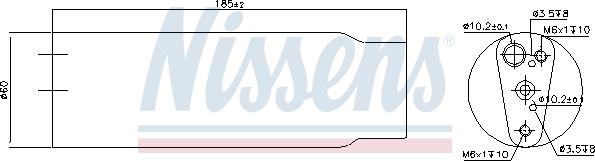 Nissens 95170 - Essiccatore, Climatizzatore autozon.pro