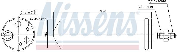 Nissens 95323 - Essiccatore, Climatizzatore autozon.pro