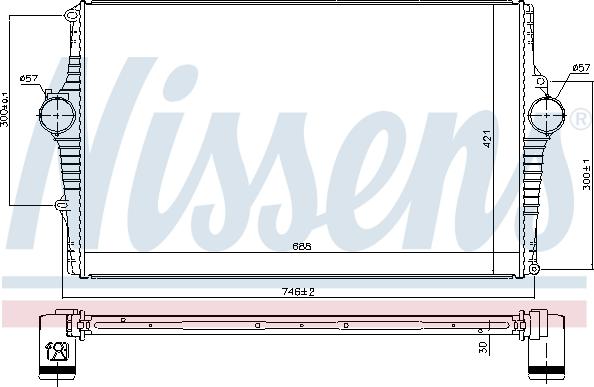 Nissens 969002 - Intercooler autozon.pro